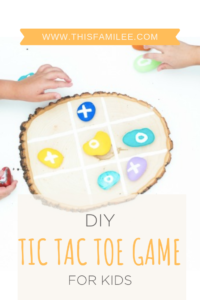 DIY Tic Tac Toe Set | www.thisfamilee.com