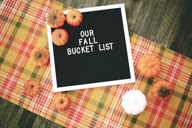 Fall Bucket List 