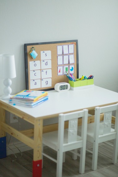 Homework Station for Kids | www.thisfamilee.com