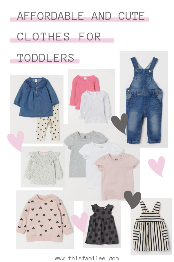 Cute and Affordable Clothes for Toddlers - This FamiLee