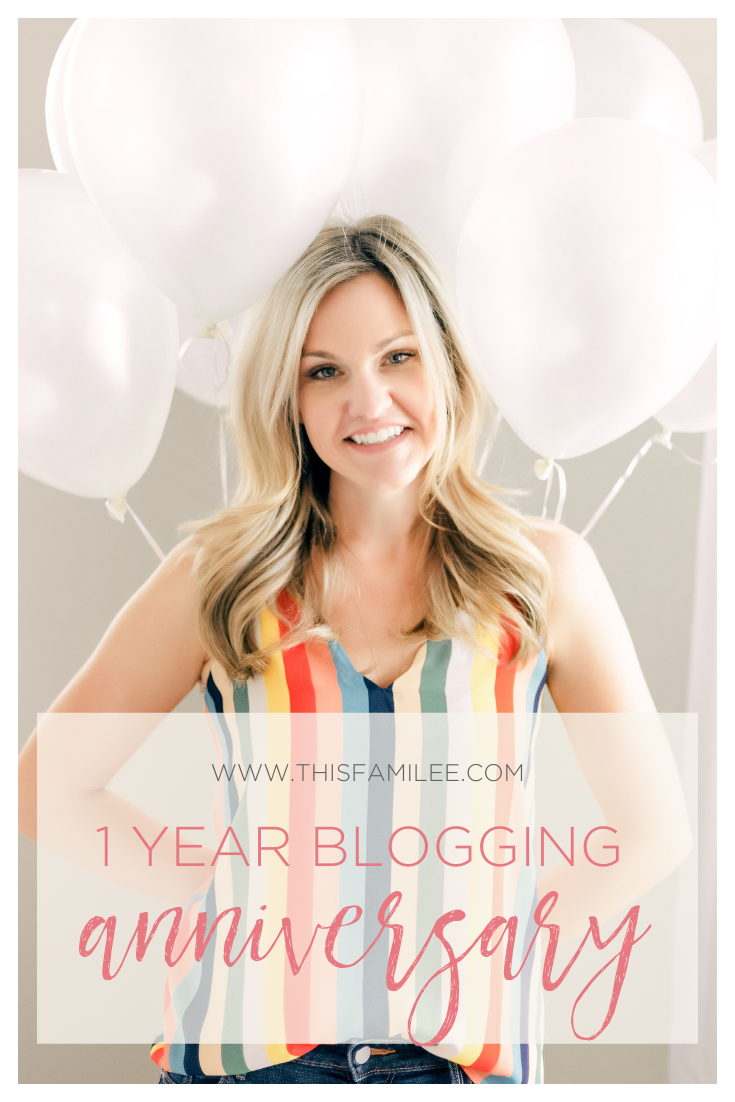 1 Year Blog Anniversary | www.thisfamilee.com