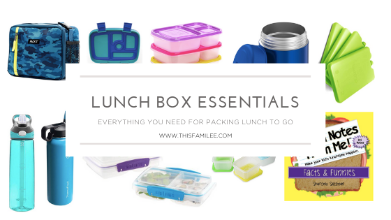 Back to School Lunch Essentials | www.thisfamilee.com