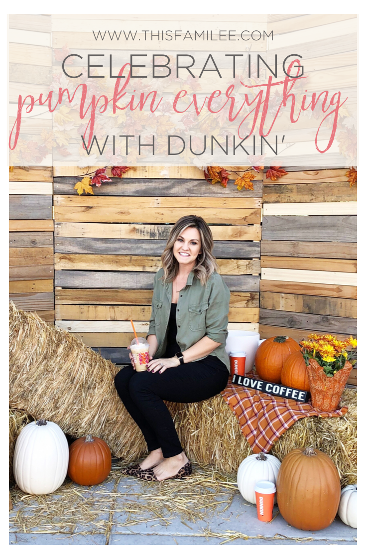 Celebrating Pumpkin Everything with Dunkin' | www.thisfamilee.com