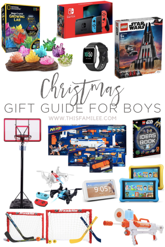 Christmas Gift Guide for Boys This FamiLee