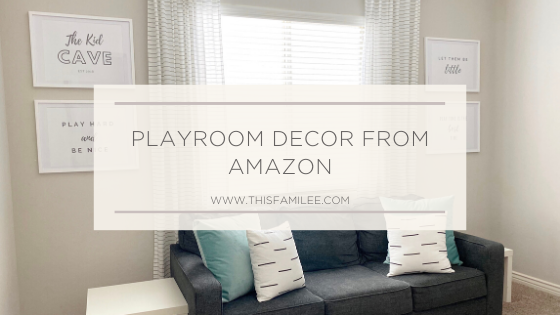 Playroom Decor From Amazon | www.thisfamilee.com