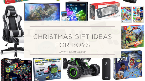 Christmas Gift Guide for Boys | www.thisfamilee.com