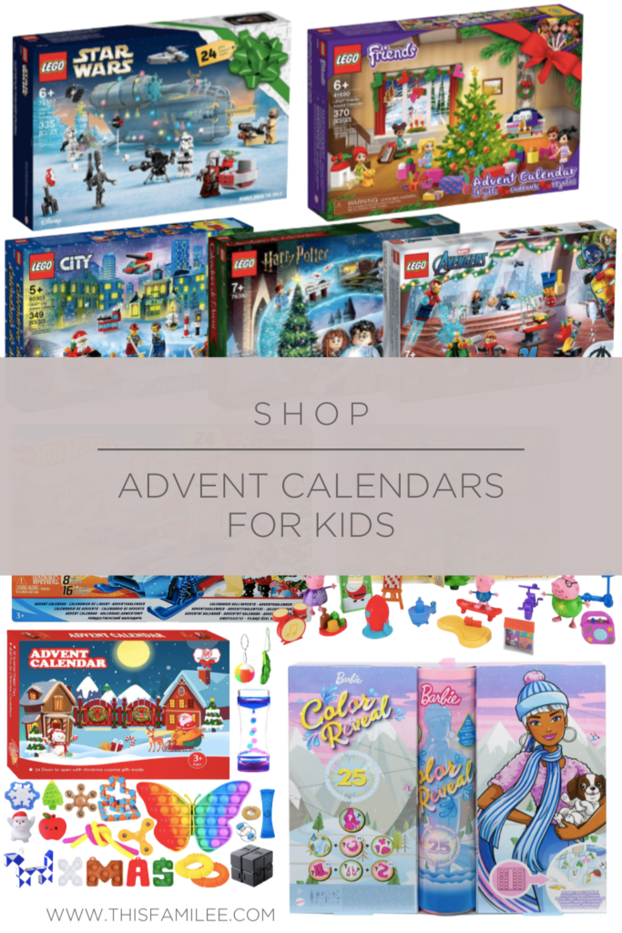 Advent Calendars for Kids | www.thisfamilee.com